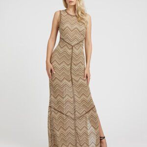 Macramè long dress GUESS